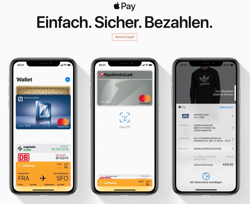 Apple Pay Barclaycard Deutschland