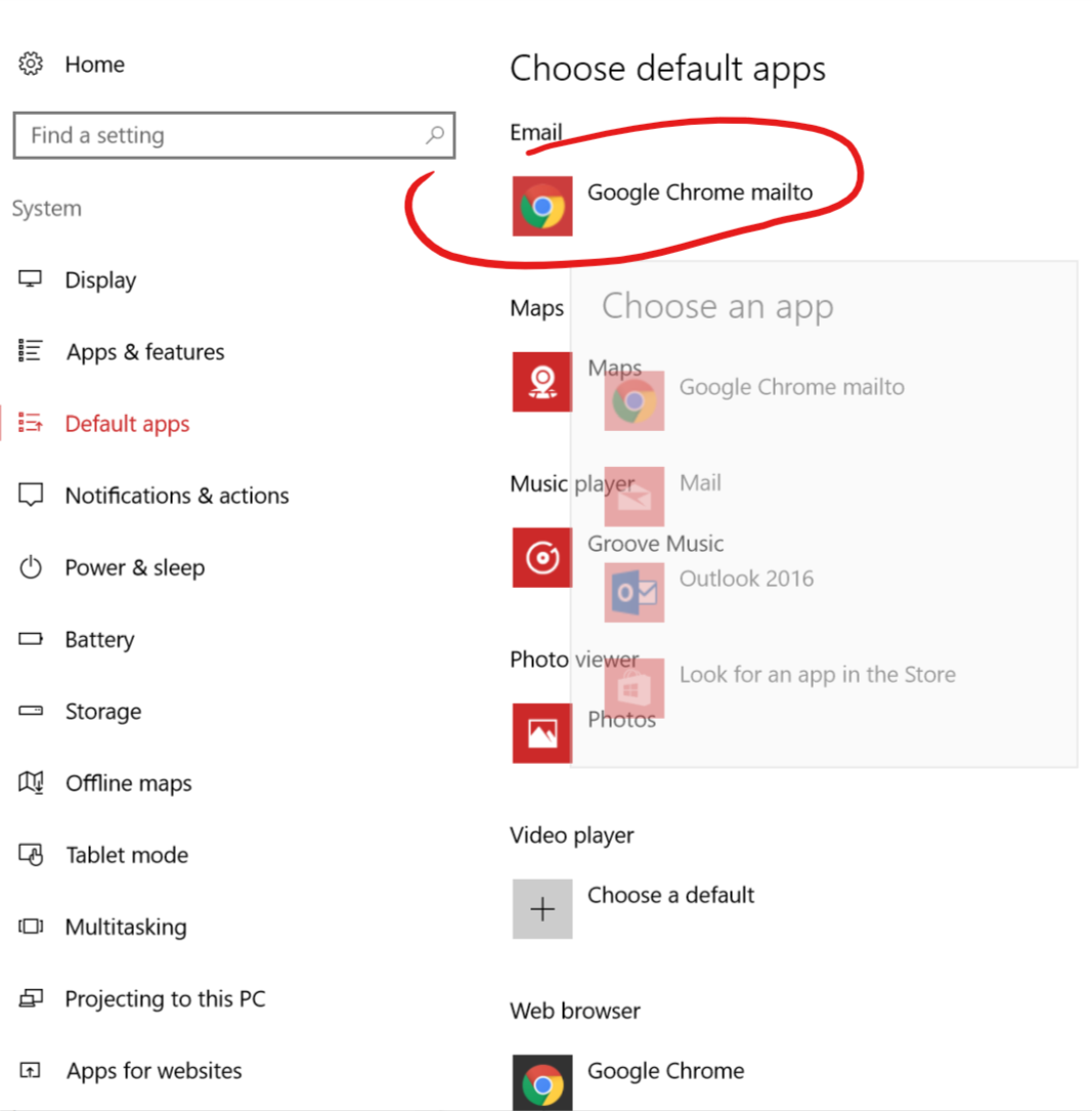 Google Mail App Windows