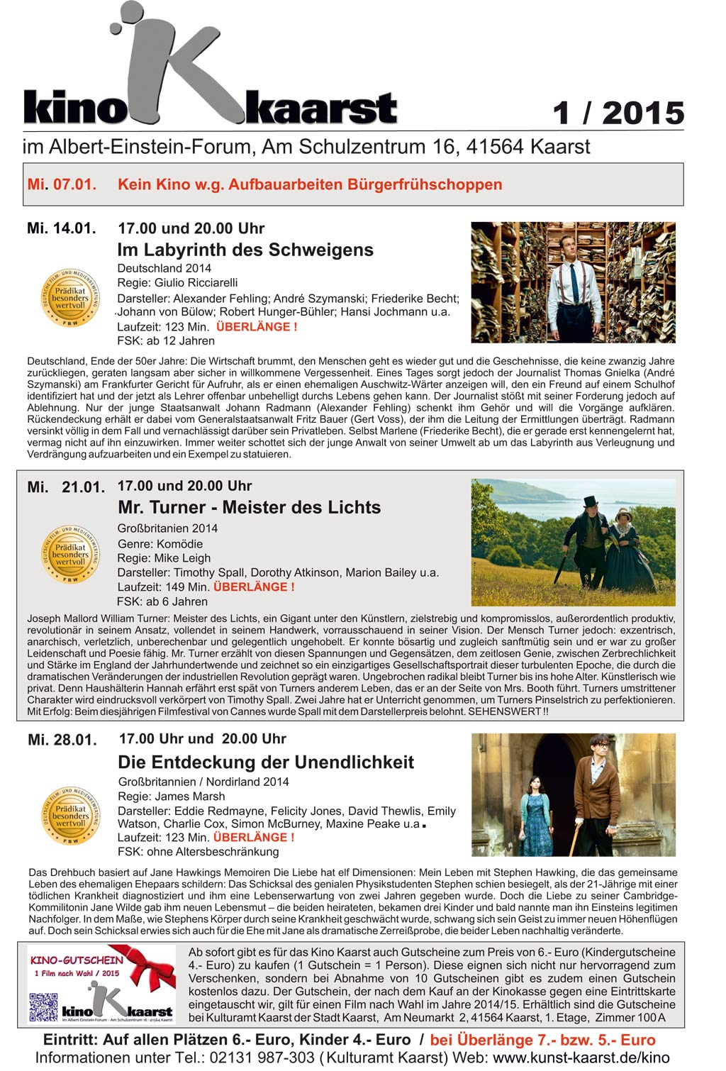 Kino Ochsenfurt Monatsprogramm