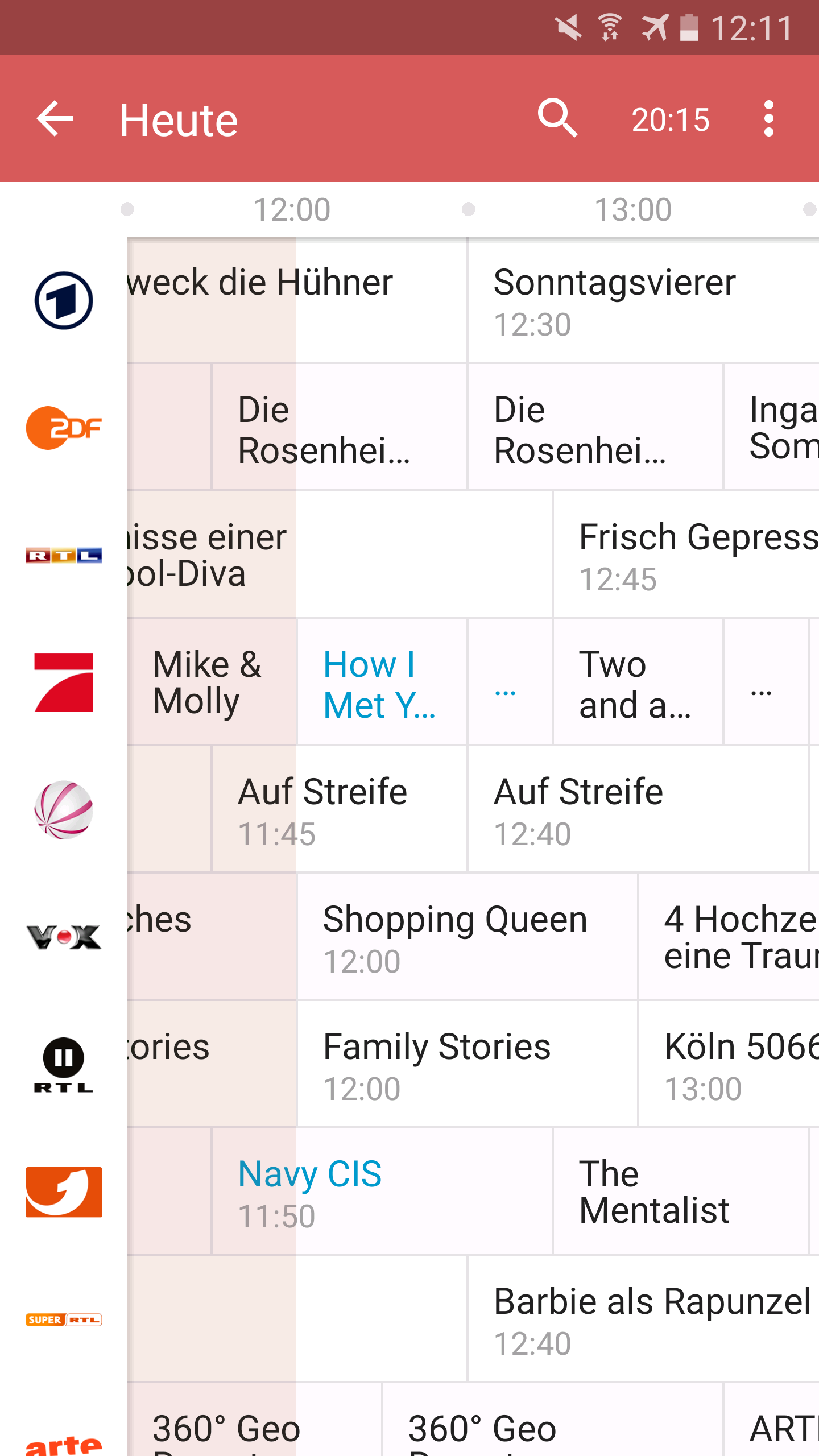 Programm Fernsehen Heute 20.15